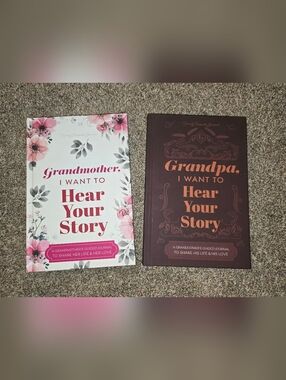 “I Want to Hear Your Story” Keepsake Journals (Grandma & Grandpa Set)